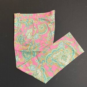 Lauren Ralph Lauren Pink Paisley Trousers